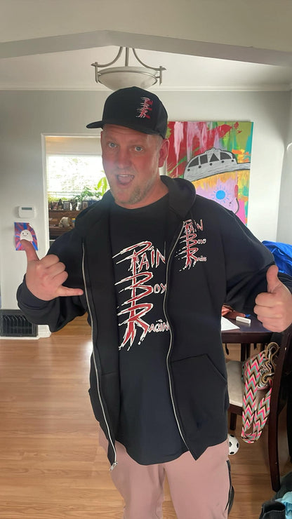 Black Hoodie Zip Up